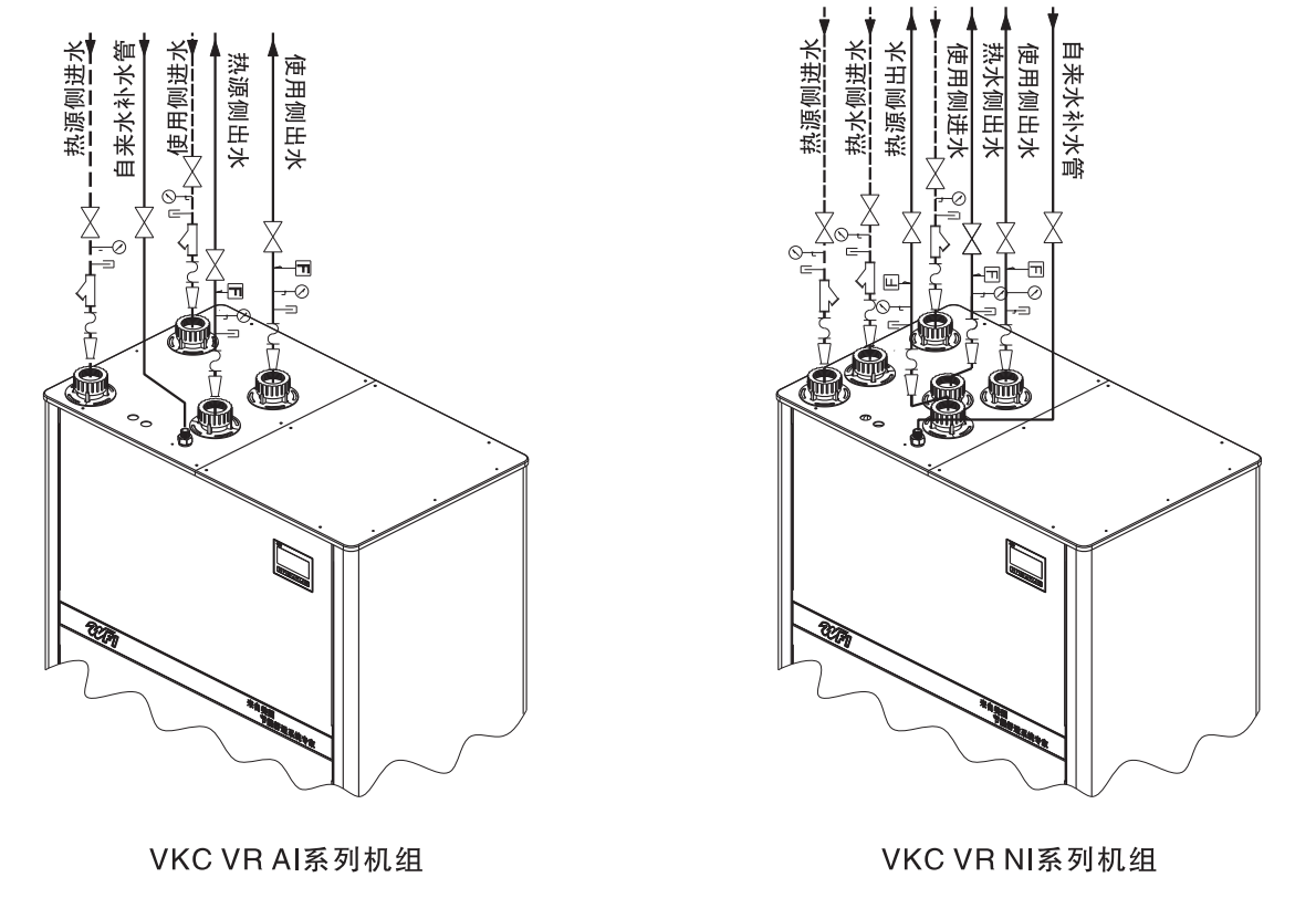 VKC地源熱泵機組接線圖